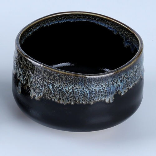 72013 black shaking Glaze  Matcha Tea Bowl Chawan
