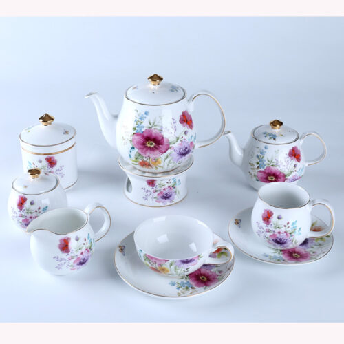 Classic High Quality English Tea Set standing out decal art