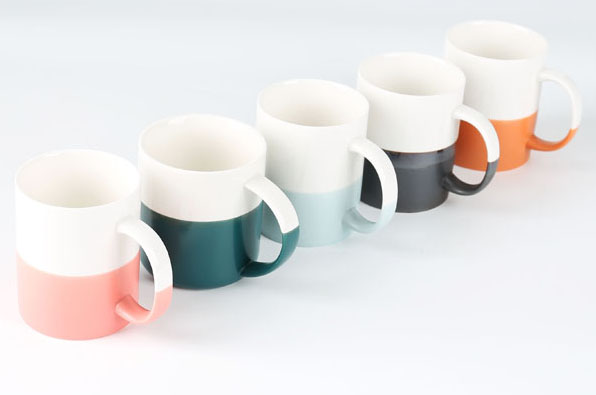 70076 double colors on one mug in different Capacity