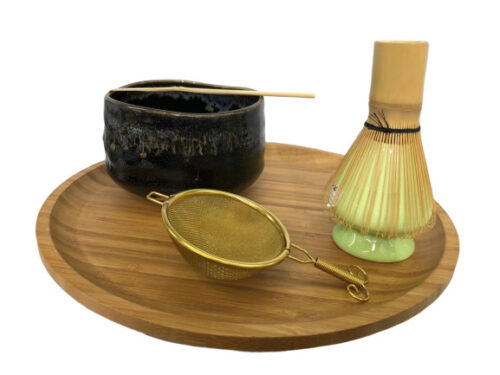 Matcha Tea  Gift box  Bowl Chawan serving tray strainer  whisk  scoop  whisk holder