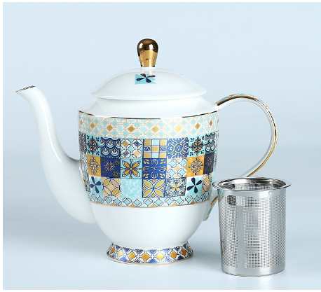 70138 Tall Teapot Forlar French Style Teaware Collection