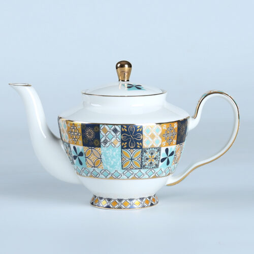 70140  Short Teapot Forlar French Style Teaware Collection