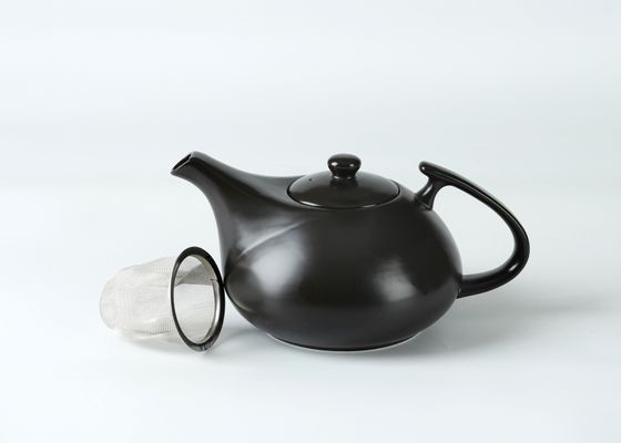 70104 Colorized Teapot Smooth Matte Ceramic Fine Porcelain Teapot