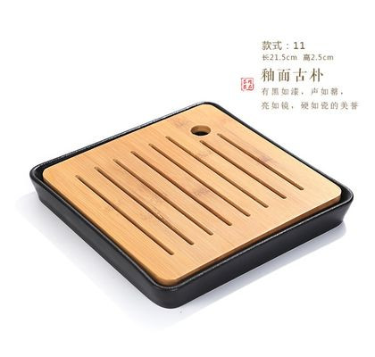 80079 Gongfu Bamboo Tea Boat Tea Tray