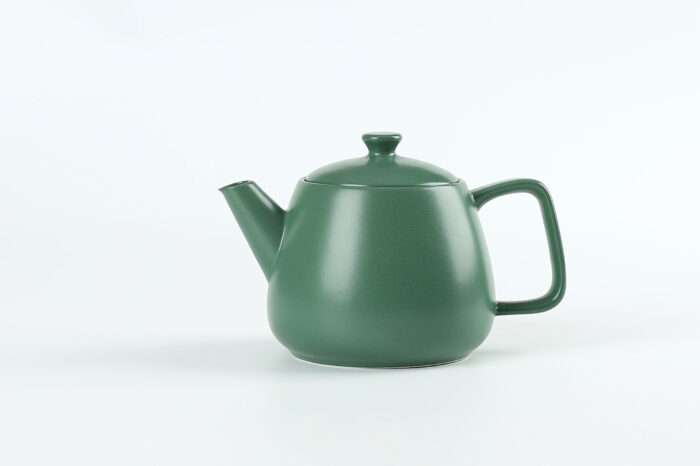 71123 Classic Green Ceramic Teapot - Image 3
