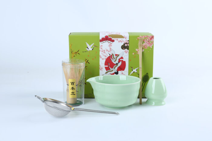 80403 Premium Matcha Tea Bowl with Pouring Spout