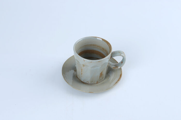 80472 Vintage Ceramic Mug and Saucer Set - Image 6