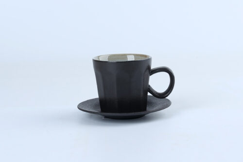 80472 Vintage Ceramic Mug and Saucer Set