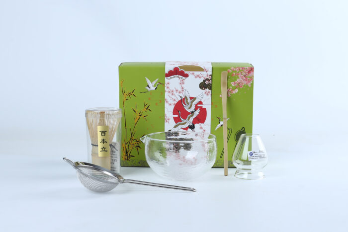 80409 A Glass Matcha Bowl: Where Tradition Meets Modern Elegance - Image 5