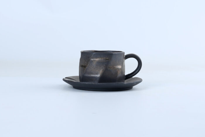80471 Vintage Ceramic Mug and Saucer Set - Image 2