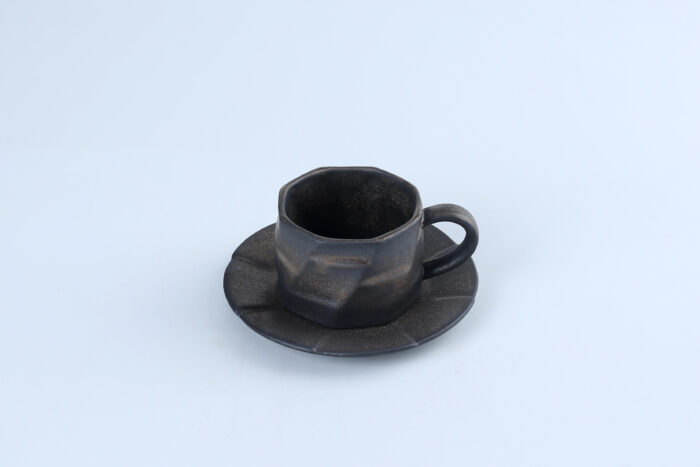 80471 Vintage Ceramic Mug and Saucer Set