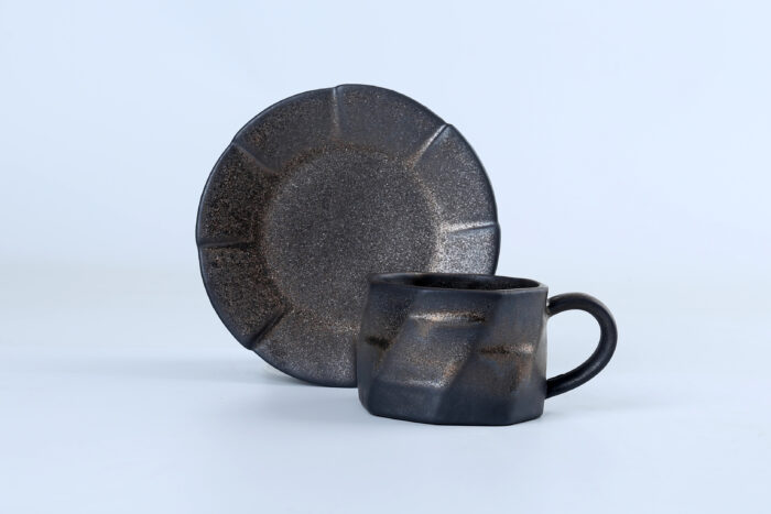 80471 Vintage Ceramic Mug and Saucer Set - Image 3