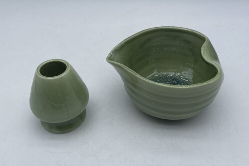 Heart-shaped Matcha Bowl