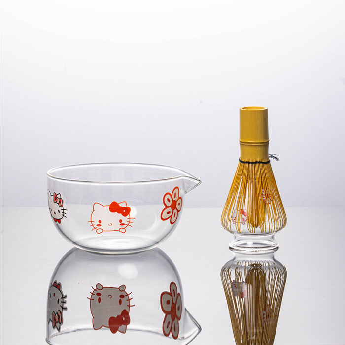 Handcrafted Glass Matcha Bowl – Traditional Japanese Tea Ceremony Bowl - Image 4