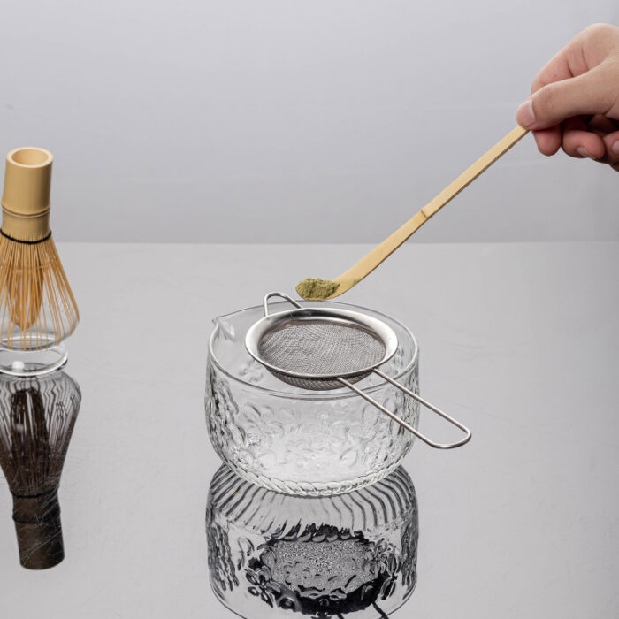 Premium Handmade Glass Matcha Bowl Set - Image 5