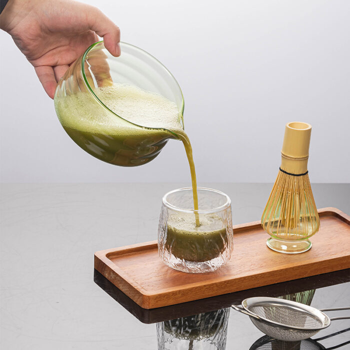 Premium Handmade Glass Matcha Bowl Set - Image 4