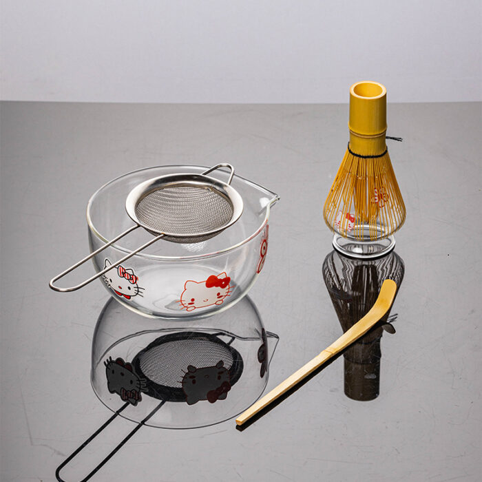 Handcrafted Glass Matcha Bowl – Traditional Japanese Tea Ceremony Bowl - Image 3