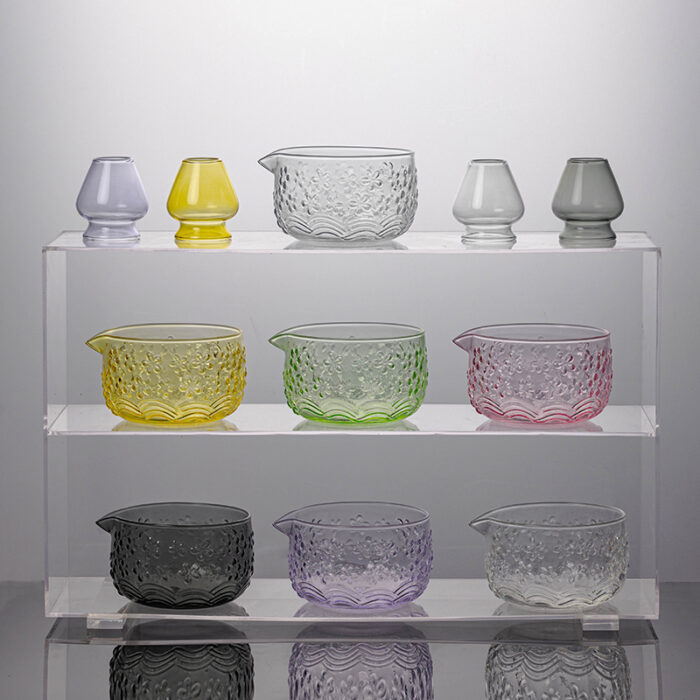Premium Handmade Glass Matcha Bowl Set - Image 7