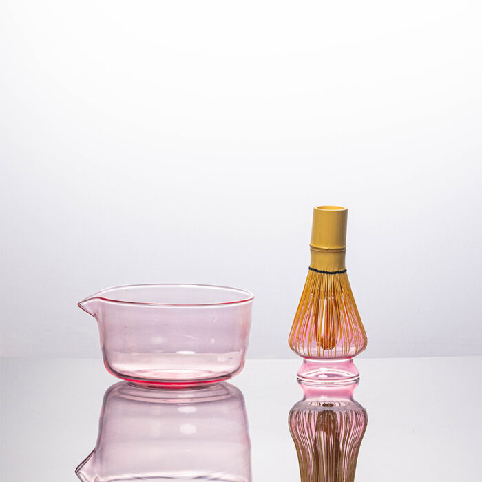 Premium Handmade Glass Matcha Bowl Set - Image 3