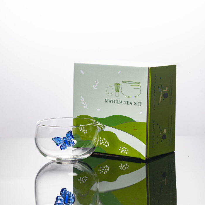 Handcrafted Glass Matcha Bowl – Traditional Japanese Tea Ceremony Bowl