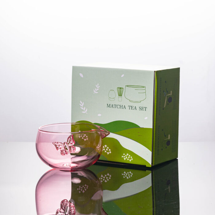 Handcrafted Glass Matcha Bowl – Traditional Japanese Tea Ceremony Bowl - Image 2