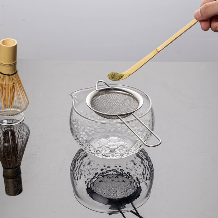 Premium Handmade Glass Matcha Bowl Set - Image 4