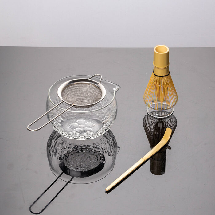 Premium Handmade Glass Matcha Bowl Set - Image 3